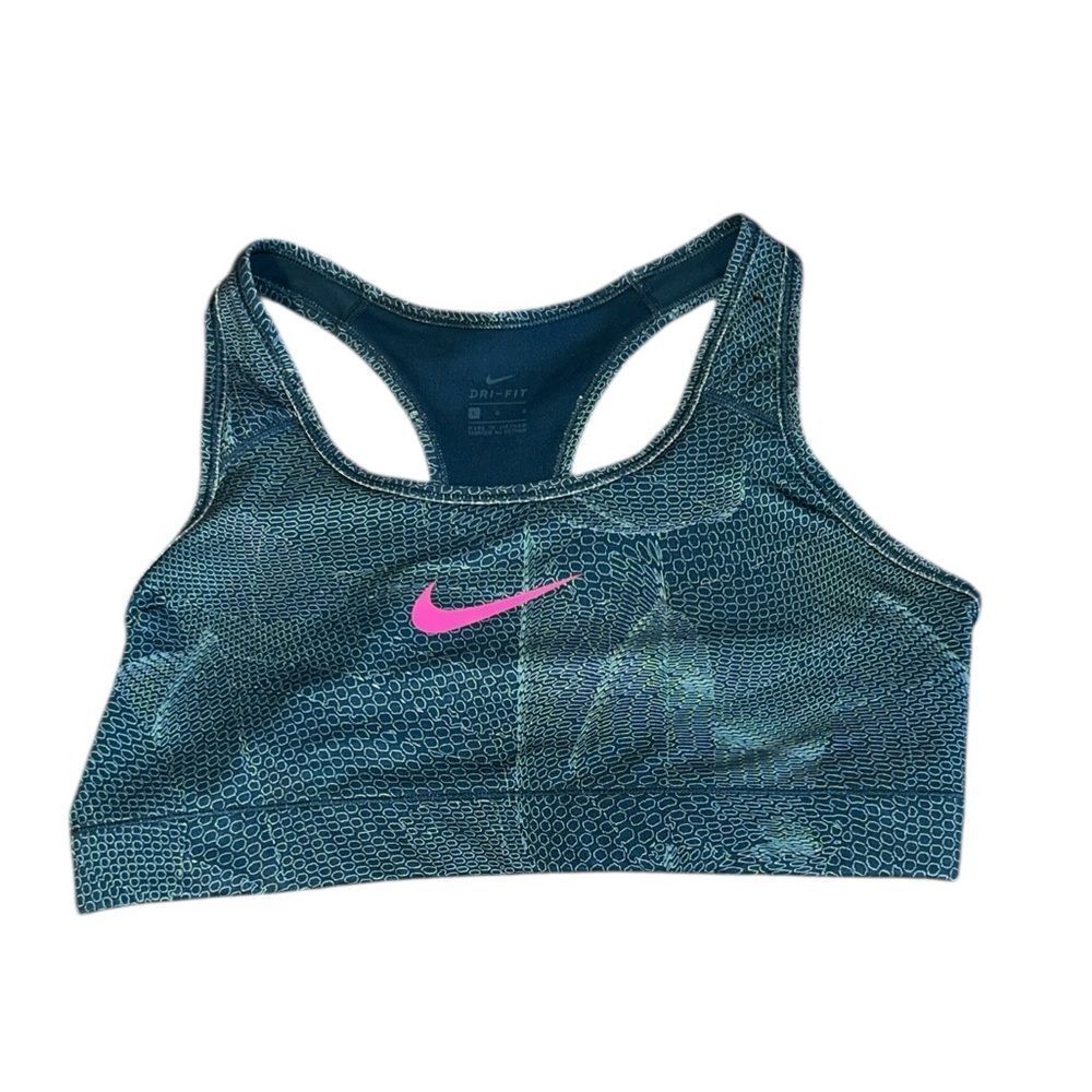 Nike Women's Teal and Pink Sports Bra
